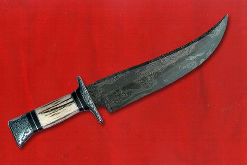 jahaad damascus hunting knives