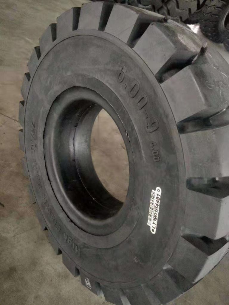 solid tyre, forklift tyre, bias tyre, 6.00-9