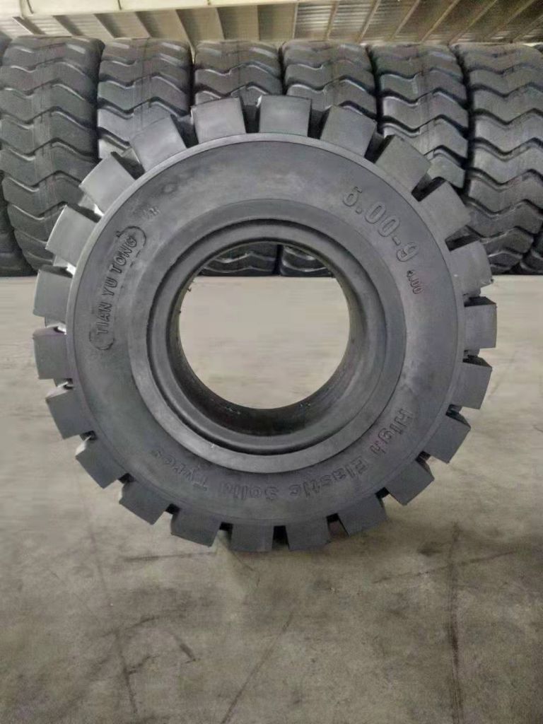 solid tyre, forklift tyre, bias tyre, 6.00-9