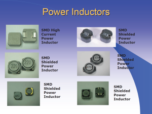 SMD Power Inductor (Coilmaster Shielded SDC Series)