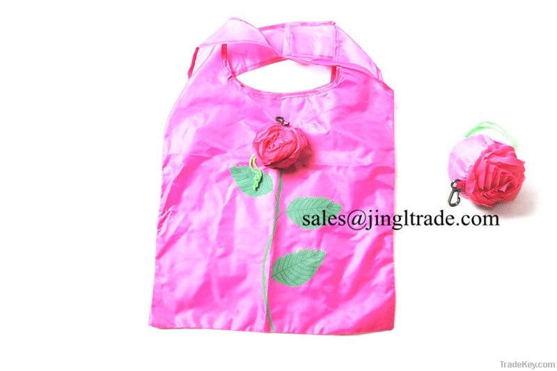 Lace roses folder shopping bag