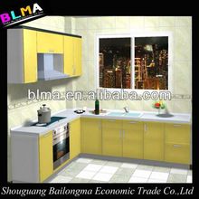 high glossy uv mdf panel kitchen cabinet