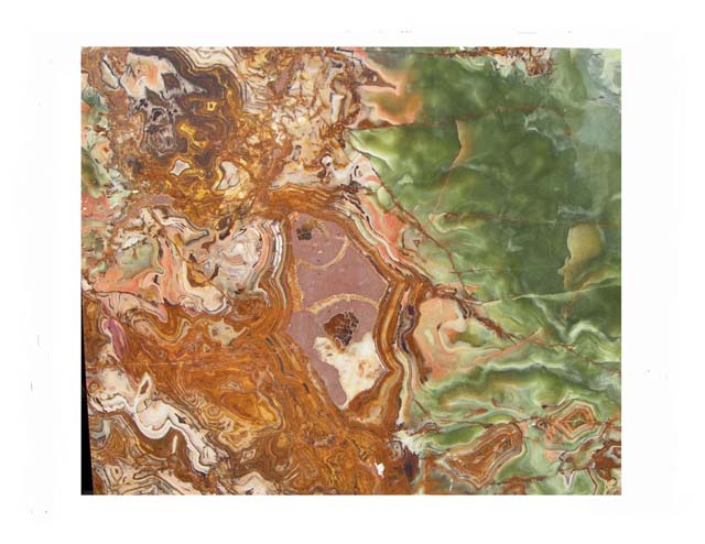 Multi Green Onyx Tile