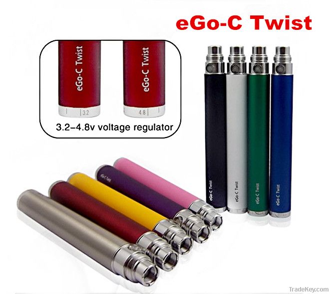 2014 hot selling China wholesale 510/ego thread ego c twist battery