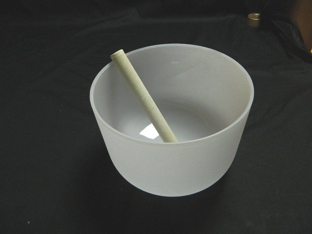 Crystal chakra singing bowl for sound therapy silica 99%