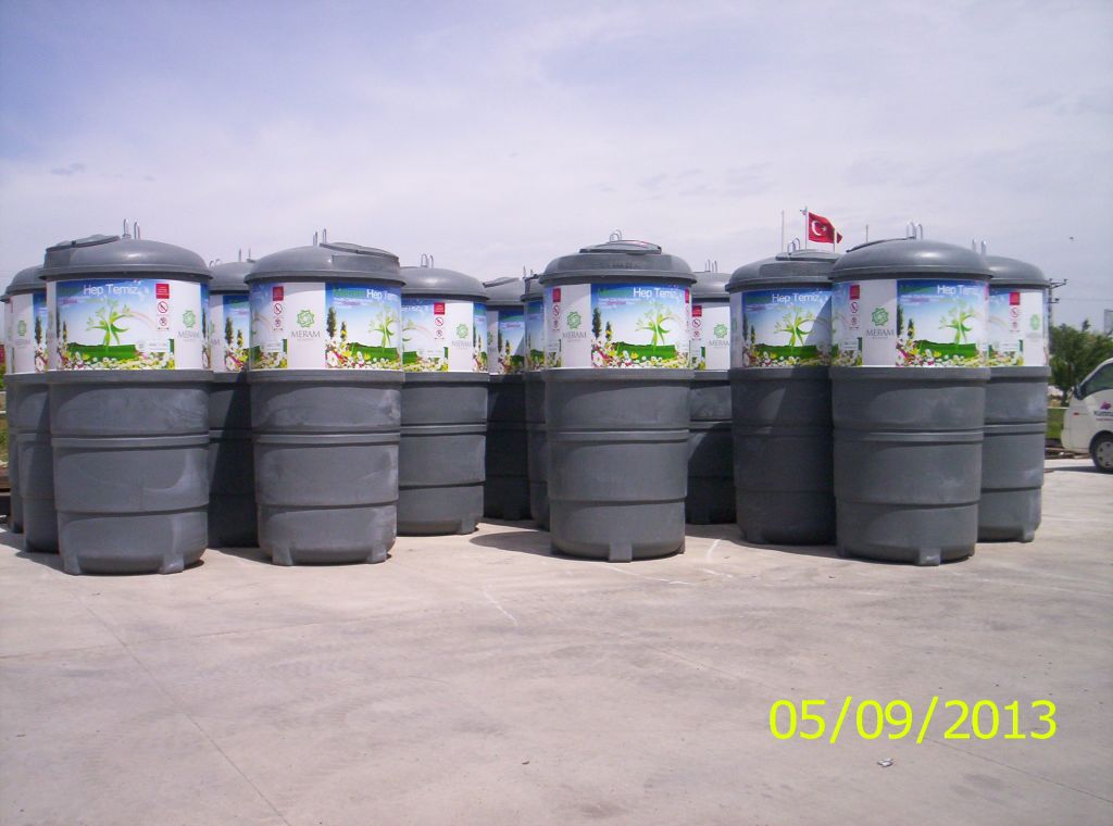 5.000 LT. CAPACITY UNDERGROUND WASTE CONTAINER