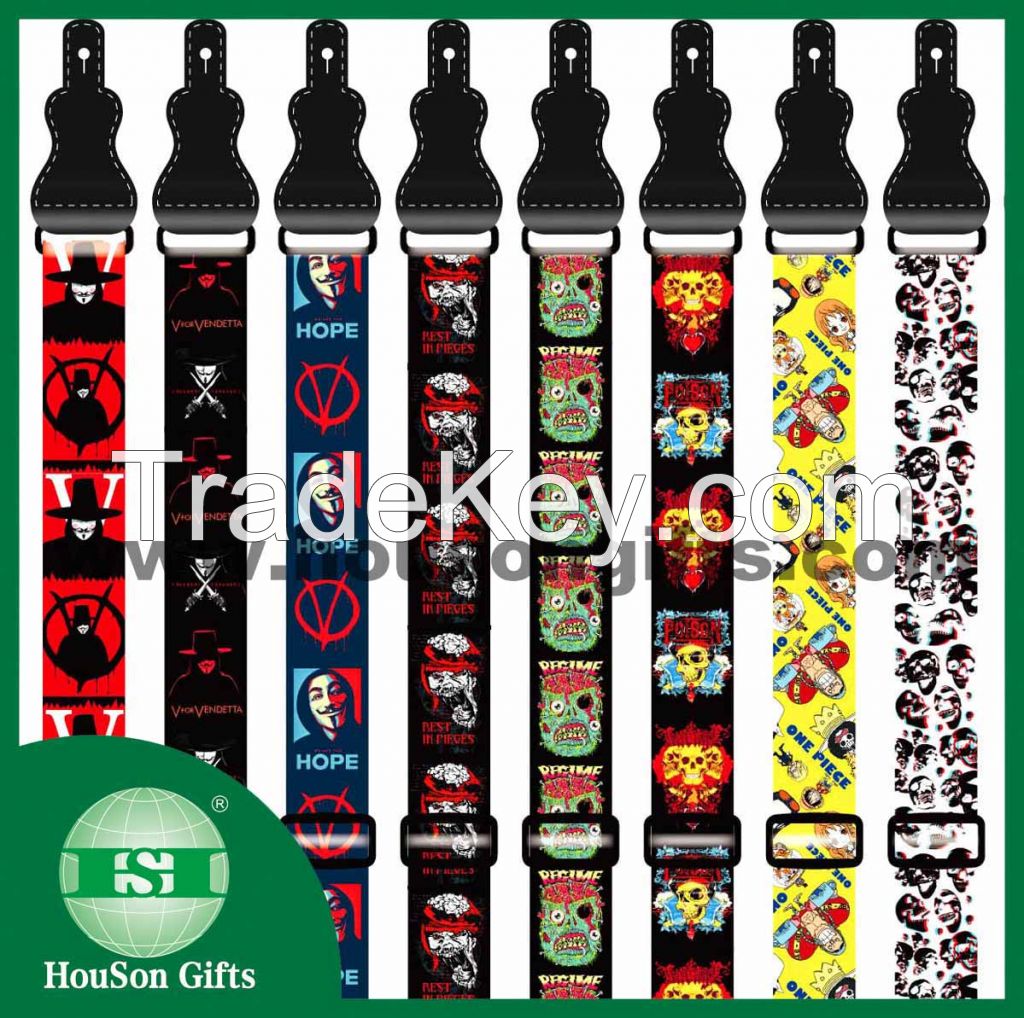 Free designs customzied guitar straps wholesale