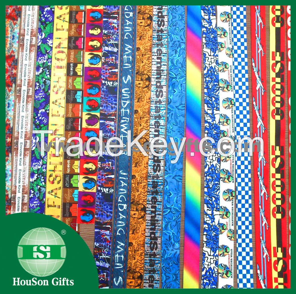 2014 Custom colorful print elastic for underwear pants