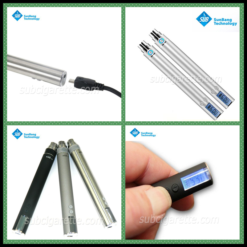 Hot selling 1300mAh ego V LCD battery