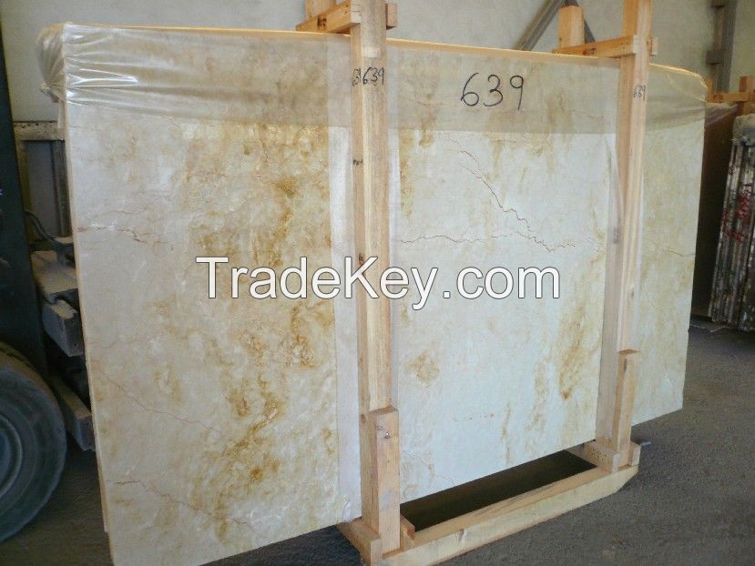 Ambar Royal Marble Slabs, Spain Yellow Marble