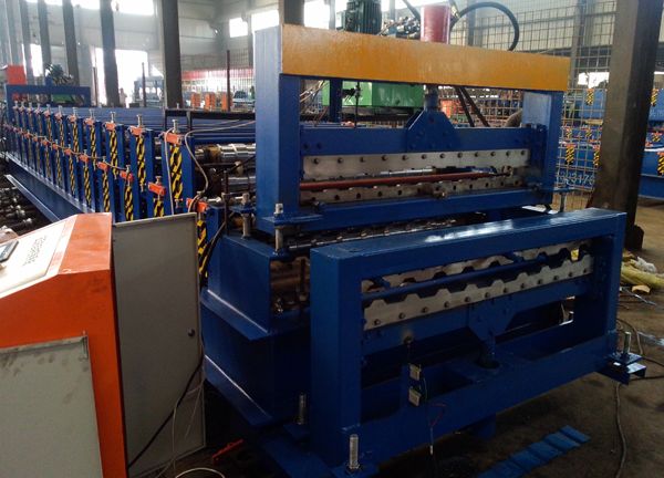 double layer  cold roll forming machine 