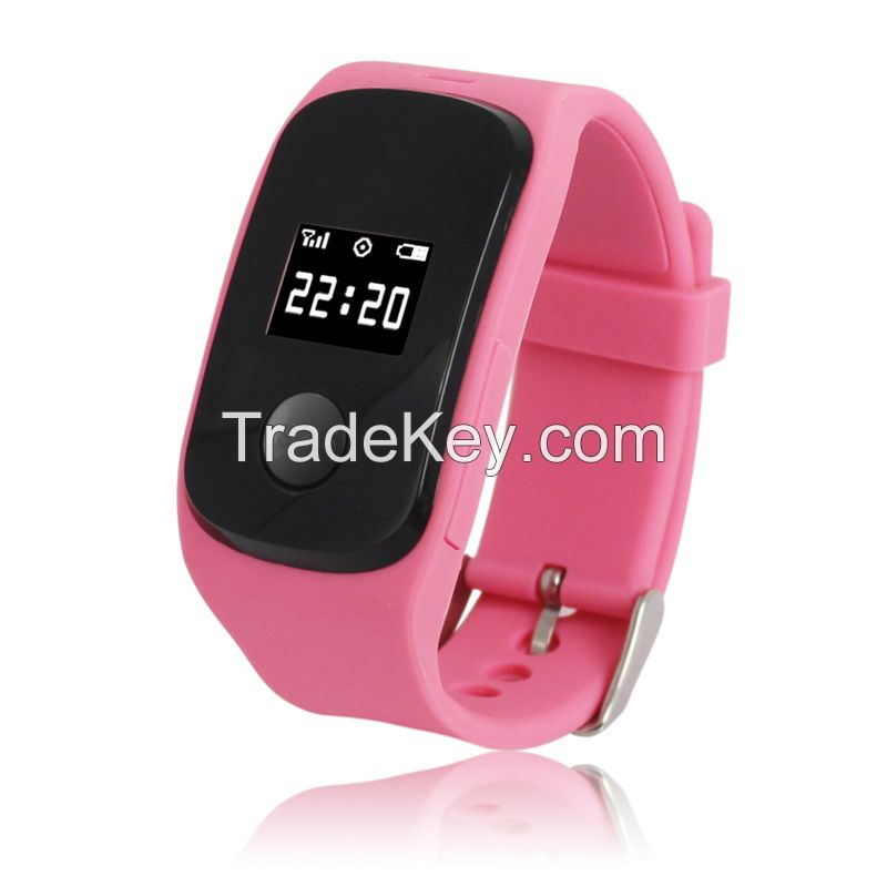 New SMS query location LBS tracking gps watch with SOS emergency call for kids children aged