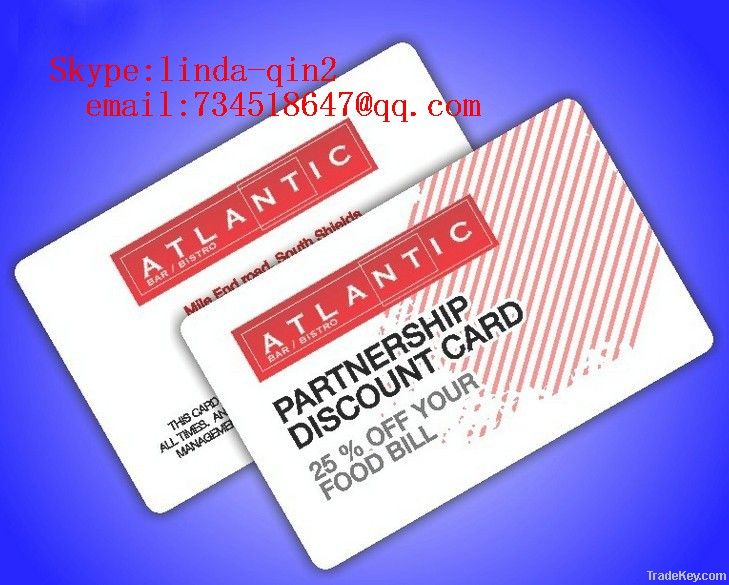 Gym membership card