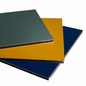 1800mm wide (width), 10mm thick PVDF / PE Aluminium (Aluminum) Plastic Composite Panels / ACP