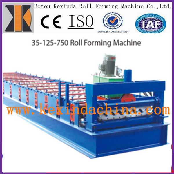 corrugated steel roofing sheet machine