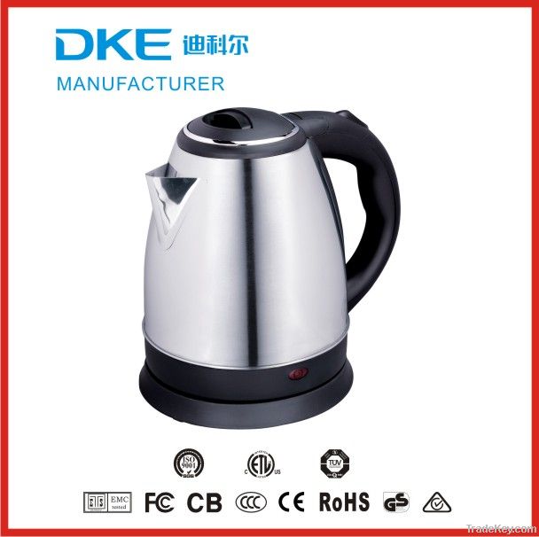 China hot sale home appliance stainless steel electric kettle