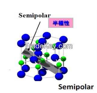 Sapphire wafer A-plane R-plane M-plane semipolar /nonpolar