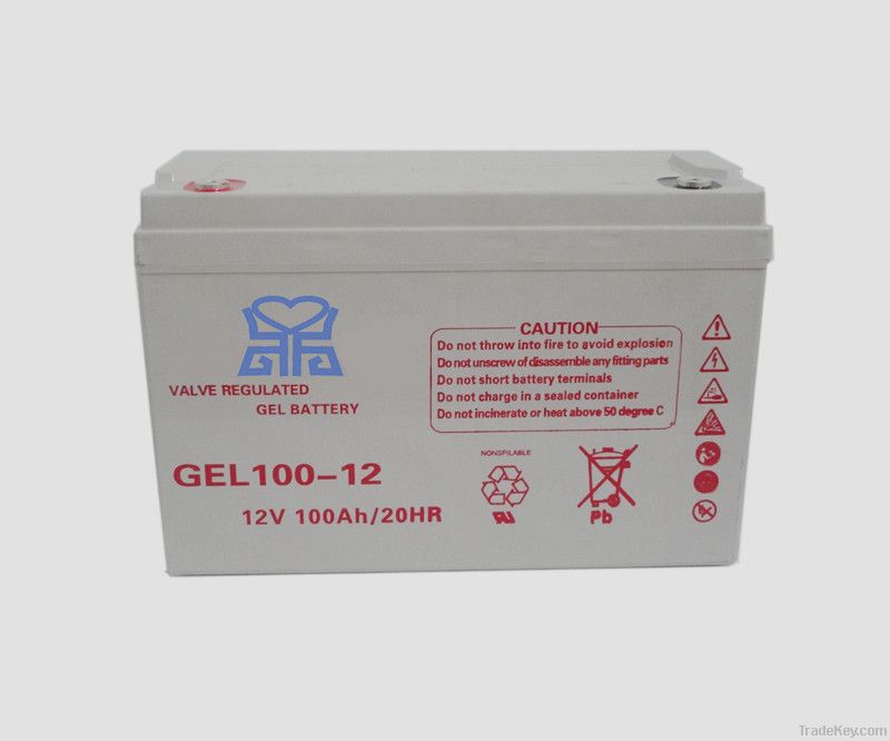 GEL battery 12V100Ah for solar