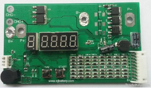 Universal BMS for LiFePO4, LiPolymer, Li-ion battery packs 3-8cells with