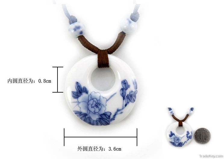 Ceramic Ring Necklace