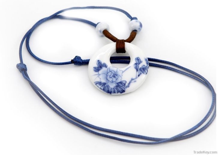 Ceramic Ring Necklace