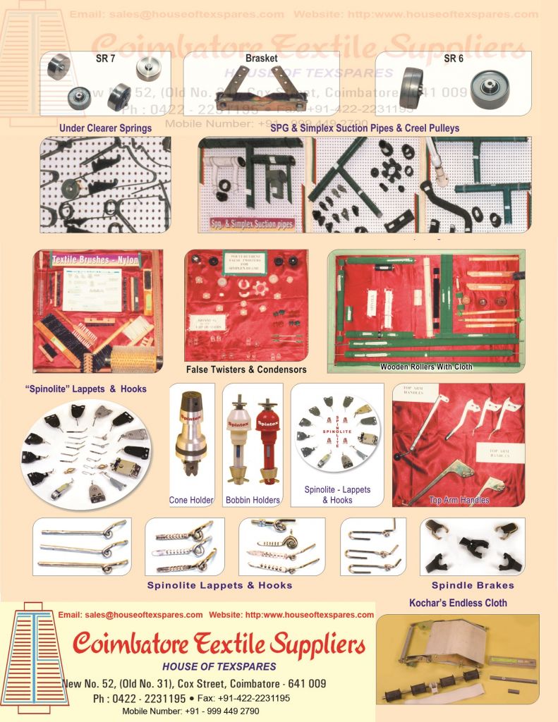 Textile Machinery Replacement Spares