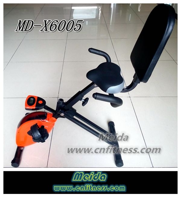 Magnetic recumbent exercise bike