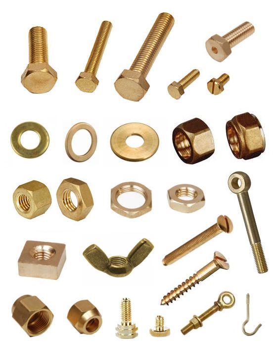 Brass Nuts Bolts &amp; Washers