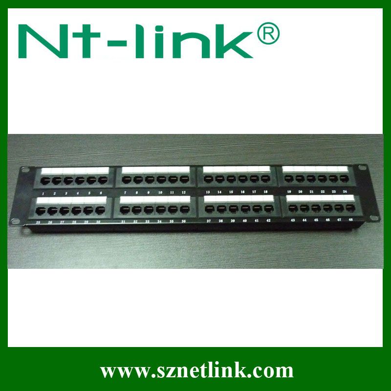 2U cat6 48 ports patch panel