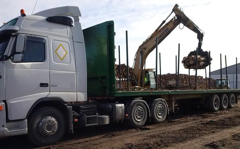 Pellets, wood chips and logs from several kind of trees