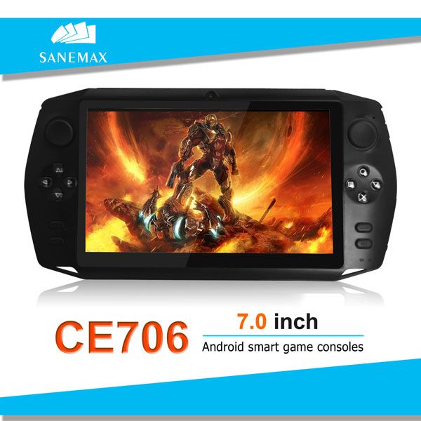 7inch Dual core android 4.2 1G/8G 1024*600 HD touch screen smart game console