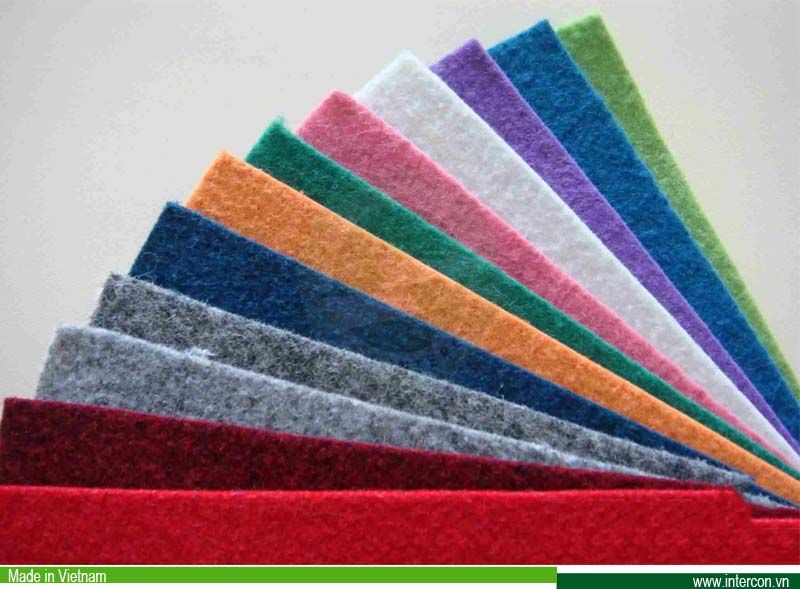 non woven fabric felt, felt fabric, non woven fabric for art design, bags, shoes lining vietnam