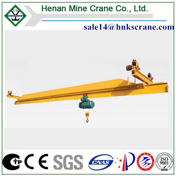 Electric Single Girder Bridge Crane With ISO CE TUV