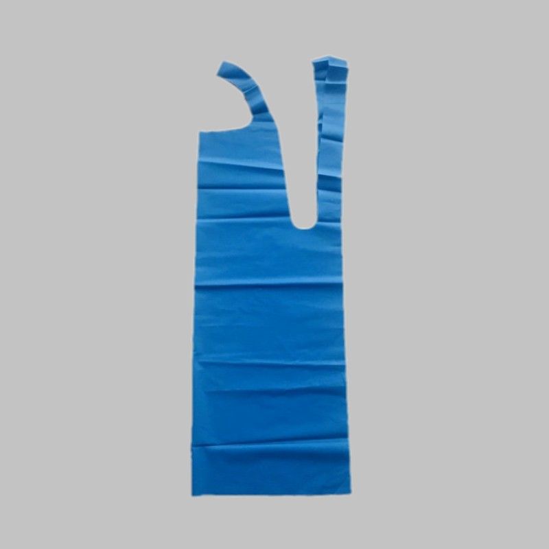 Folded Flat Or Roll Apron Surgical Use Disposable PE Aprons