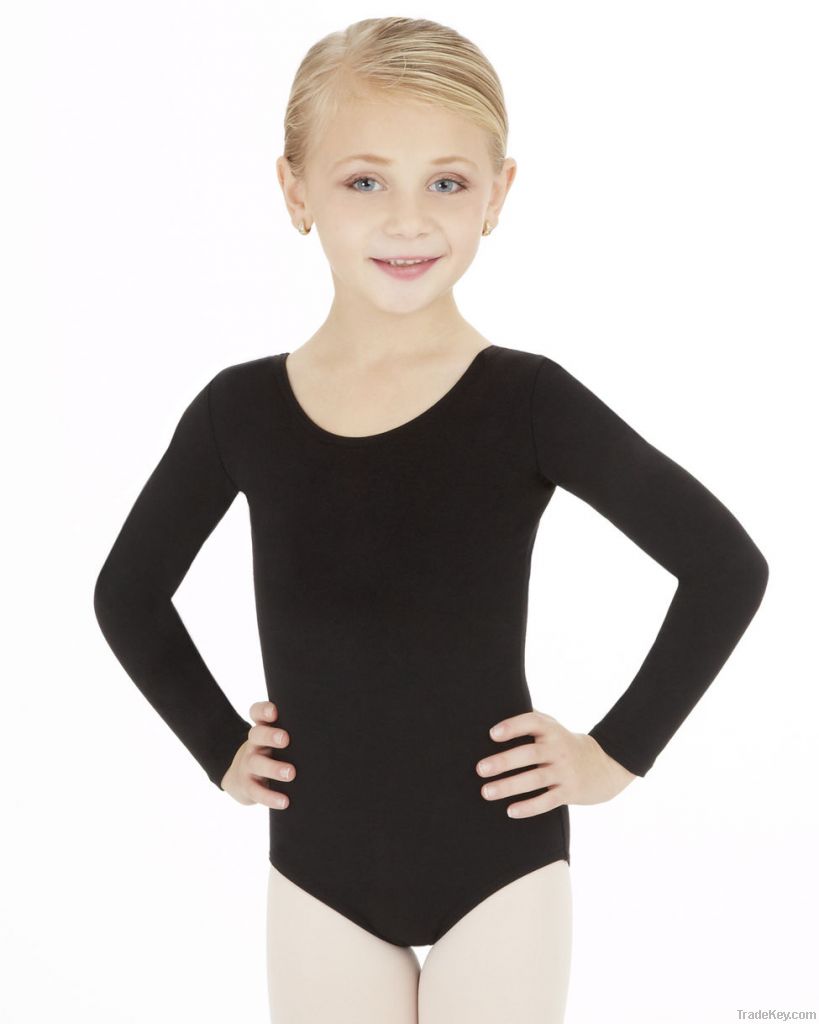 Children Long Sleeve Ballet Leotards