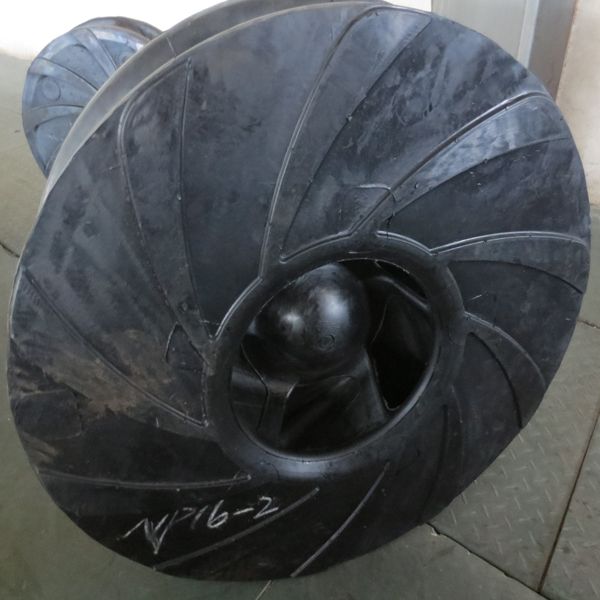  wet spare parts replaceable warmen slurry pump rubber impeller 