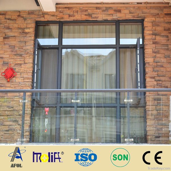 AFOL make aluminum window, double pane aluminum window