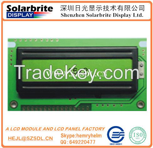 16Ã2 COB lcd module fstn lcd module graphic module