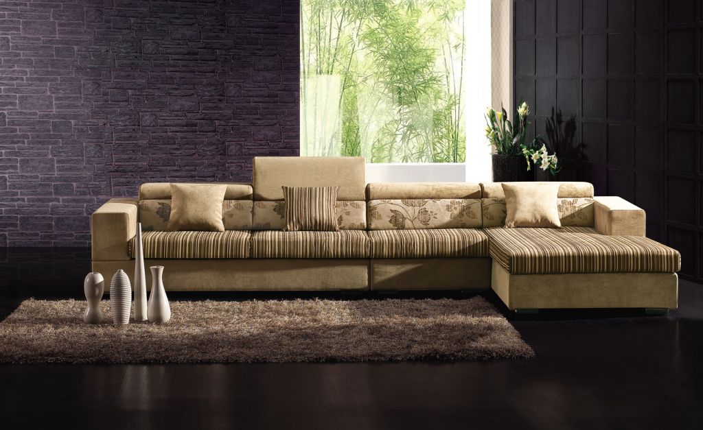 Modern Leisure Sofa, Fabric Sofa Suite