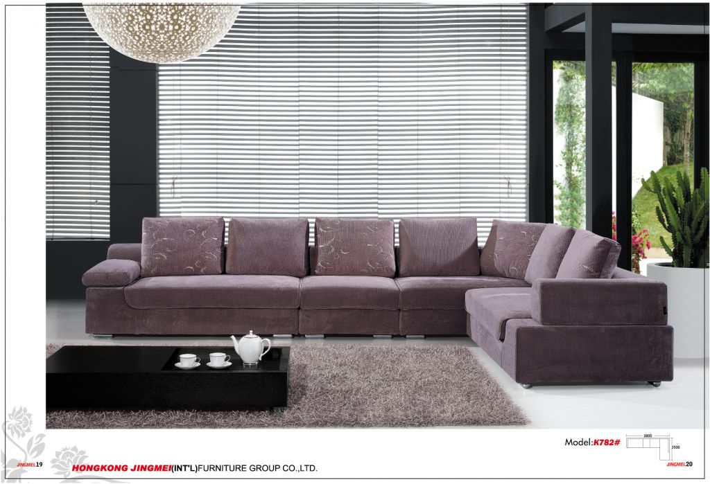 Modern Leisure Sofa, Fabric Sofa Suite