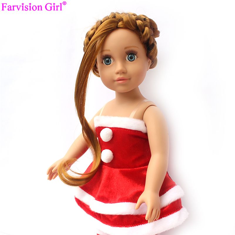 Farvision factory making vinyl doll 18 inch doll, welcome custom doll head