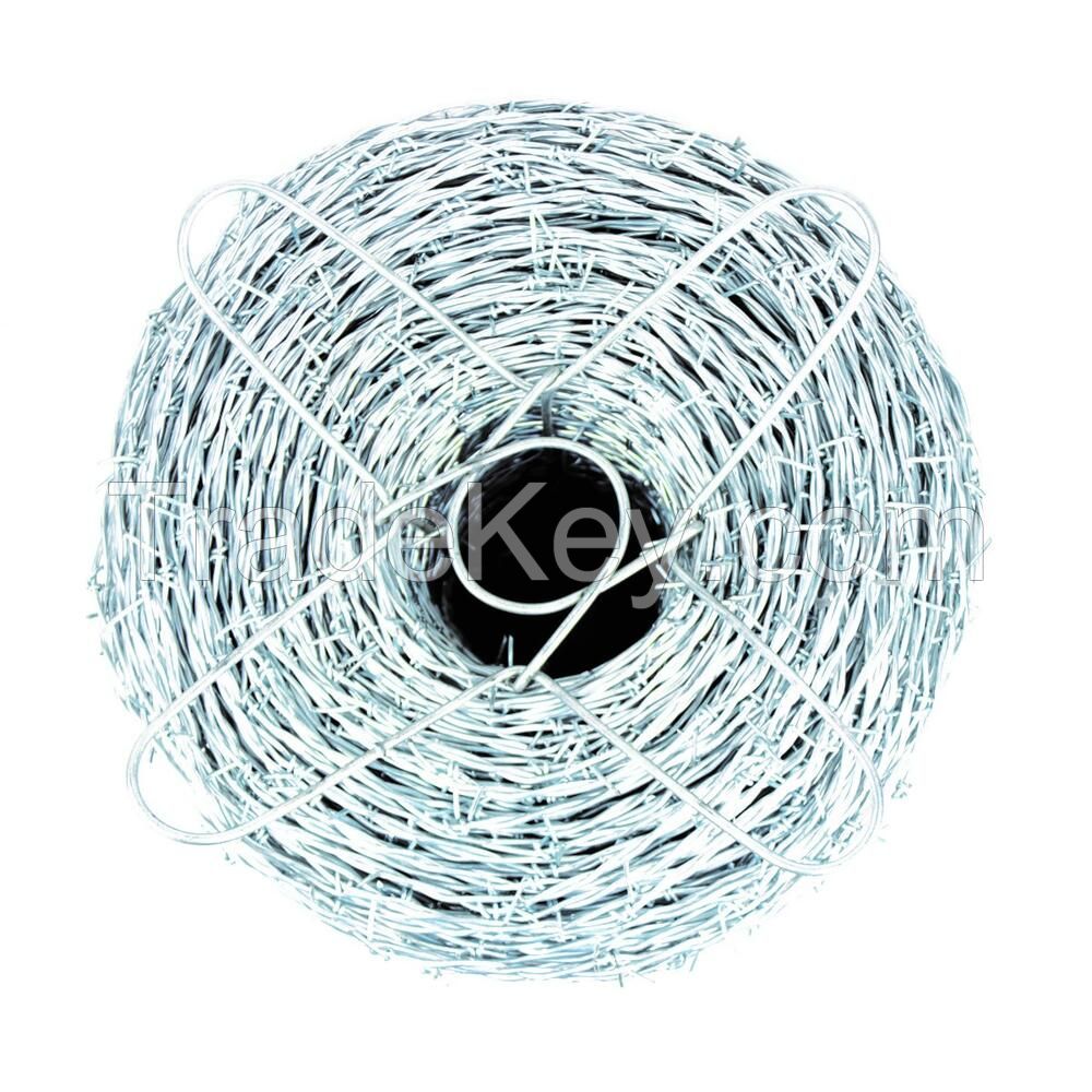 Galvanizing Wire/G8/G10/G12/G16 Electro Galvanized Medium Barbed Wire