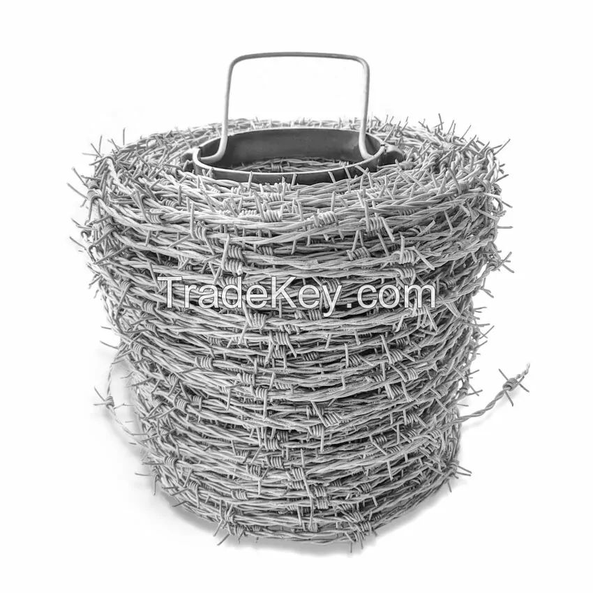 Galvanizing Wire/G8/G10/G12/G16 Electro Galvanized Medium Barbed Wire