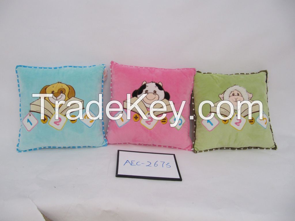 special cushion"1+2=3" cushion for baby 