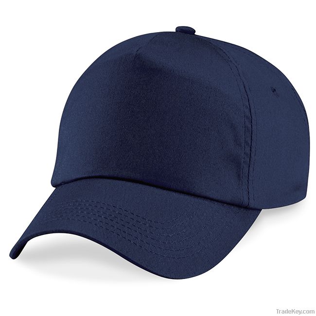 100% Cotton Blue 5 Panel Sport Cap