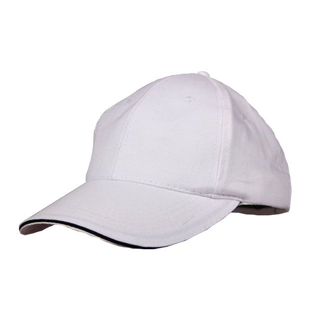 White Cotton Embroideried Baseball Cap Supplier