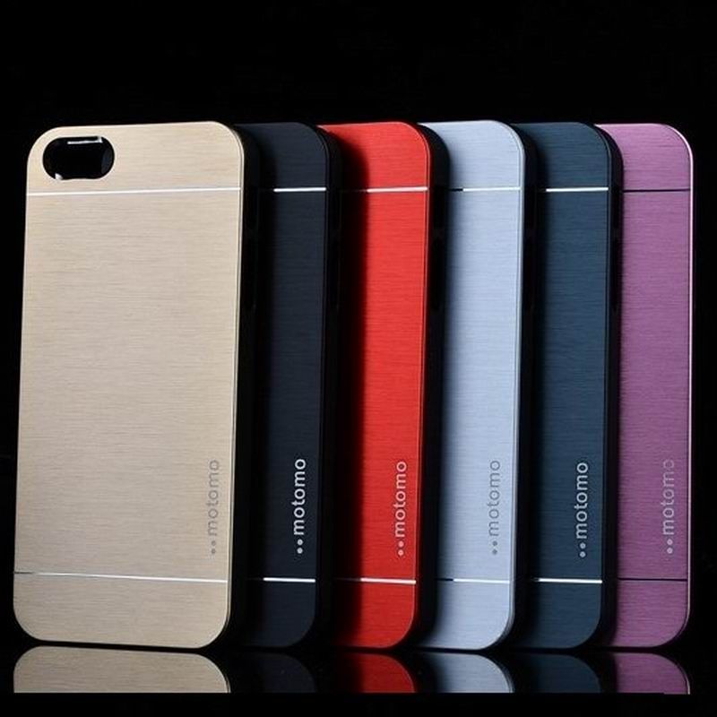 2014 New Arrival  Champagned Brushed Aluminium Motomo INO Metal Slim hard case for iphone5s MOTOMO Second Generation Metallic  Dirt-resistant Housing Fit 