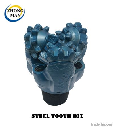 API tricone steel tooth bits/steel tooth drill bits/tci tricone bits f