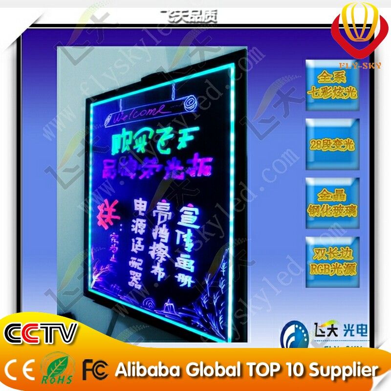 factory direct outdoor led advertising board led writing board 60*80 with remote control new product 2014