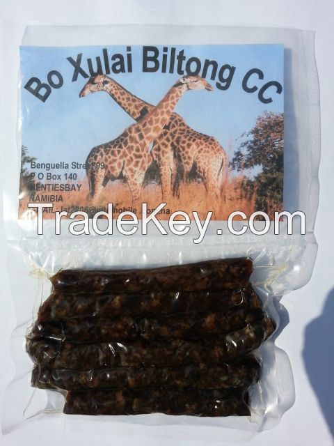 Jerky Kudu, Eland, Giraffe, Ostrich, Oryx